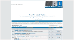 Desktop Screenshot of forum.prawojazdy.topkrak.pl